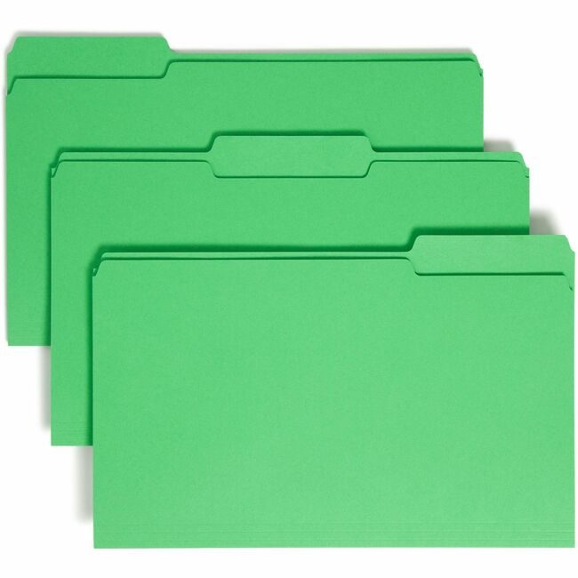 Smead Manufacturing Co. Folder File Legal 1/3 Green SMD17143