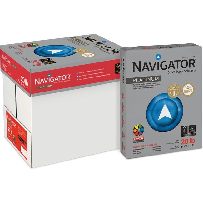 The Navigator Company Discovery Paper Platinum 20# 8.5X11 SNANPL11205R
