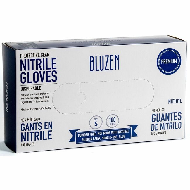 Remcoda LLC BluTable Gloves Nit Xtra Dispenser Bl Small RMLNIT103SCT