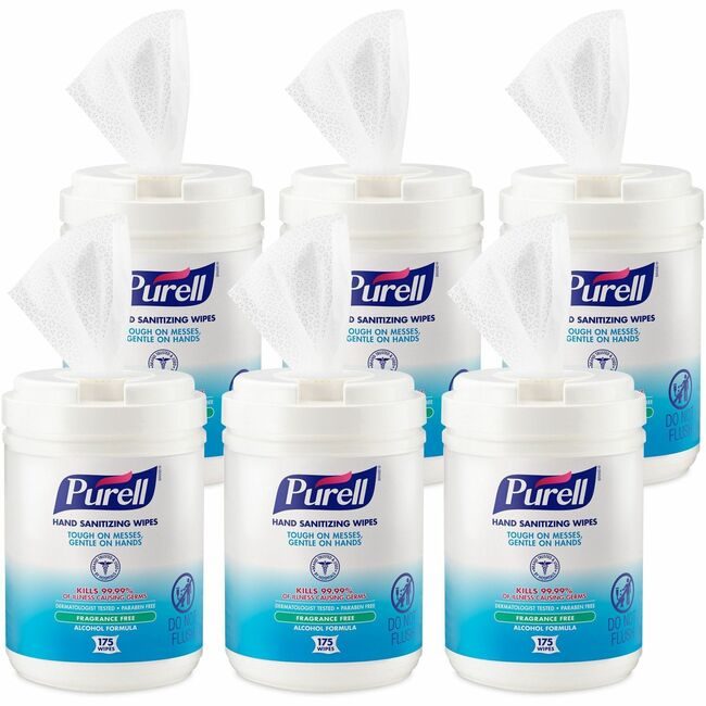 GOJO Industries Wipes Alcohol Frml San 175 GOJ903106CT