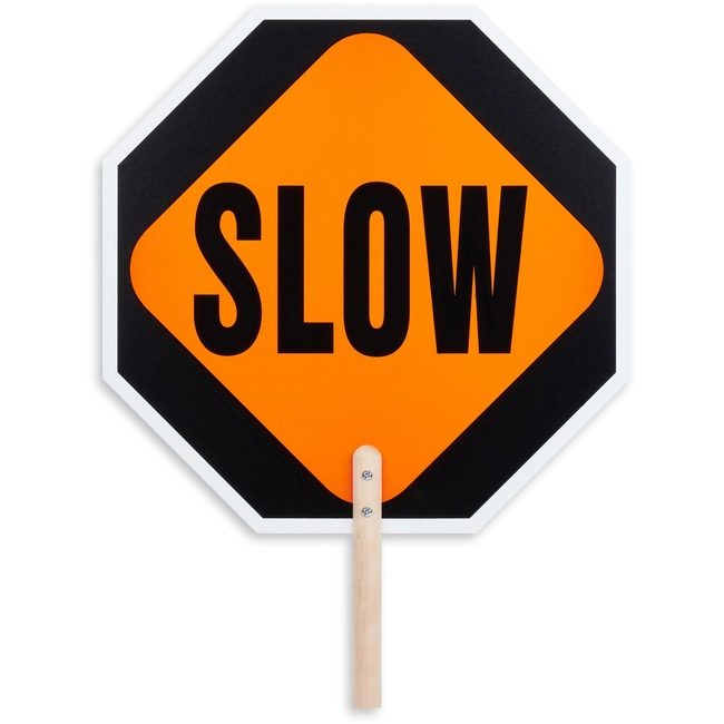 Tatco Sign Handheld Stop/Slow TCO17530
