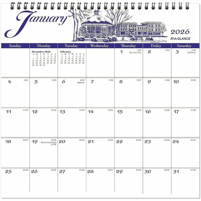 ACCO Brands AT-A-GLANCE Calendar Wall Illustrators AAGG1000-17