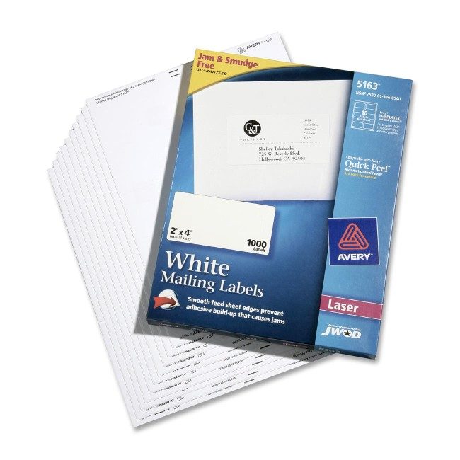 Varies / verify SKU SKU-LEVEL VERIFICATION REQUIRED Label Laser 2X4 10/SHEET NSN3360540