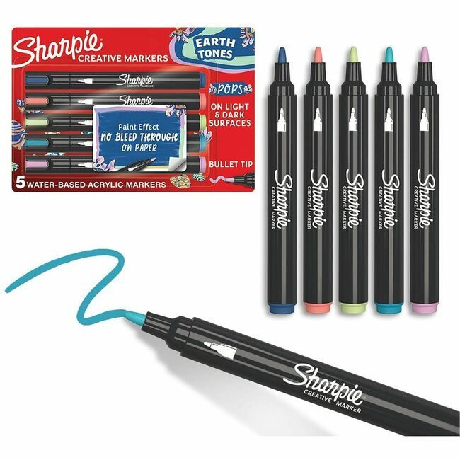 Sharpie / Expo / Prismacolor / Sanford Newell Brands / Sanford Sharpie / Expo / Prismacolor / Marker Shrp Bullcreate 5 Count SAN2209902