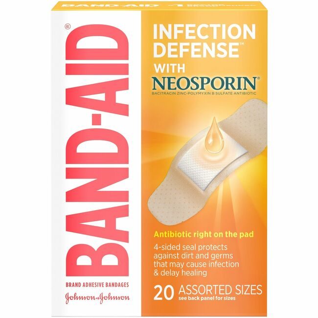 Kenvue / Johnson & consumer brands Aveeno / Neosporin / product-specific Bandages Antibiotic 20 JOJ5570
