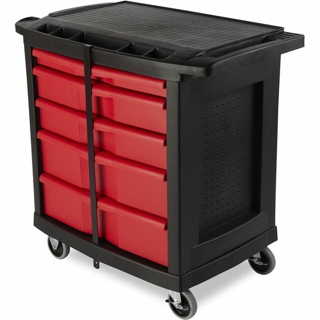 Rubbermaid Commercial Products Work Center 5 DRAWER Bla RCPFG773488BLA