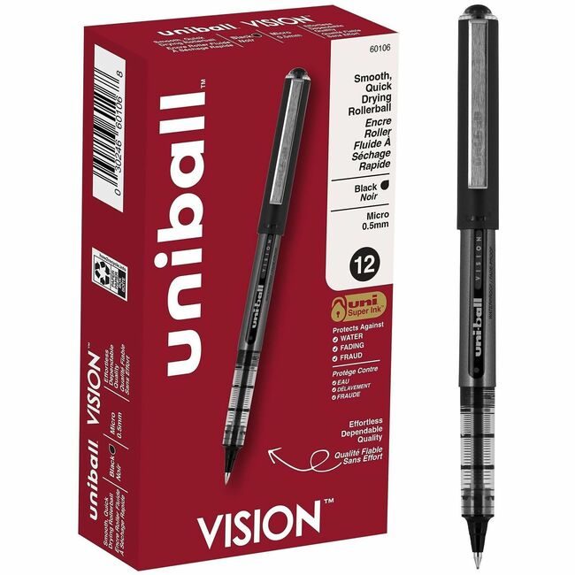 Mitsubishi Pencil Co. / uni-ball Pen Vision 0.5MM Black UBC60106