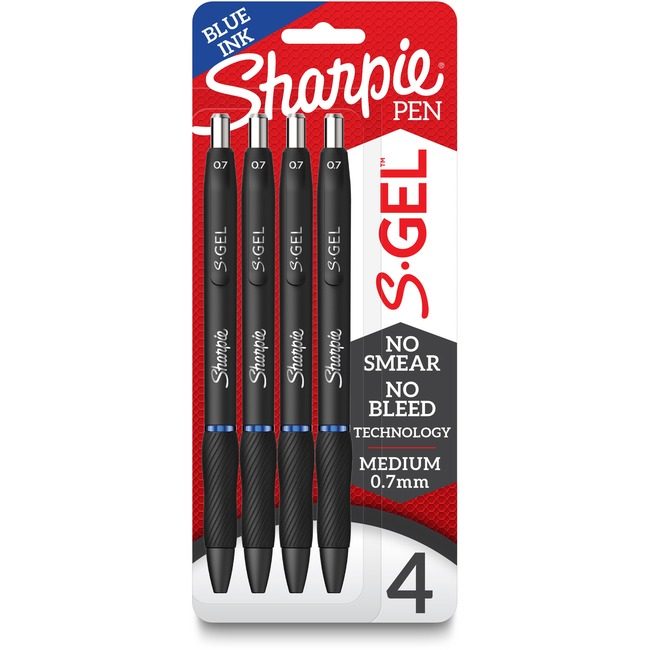 Sharpie / Expo / Prismacolor / Sanford Newell Brands / Sanford Sharpie / Expo / Prismacolor / Pen Gel 0.7MM Blue 4 Count SAN2096172