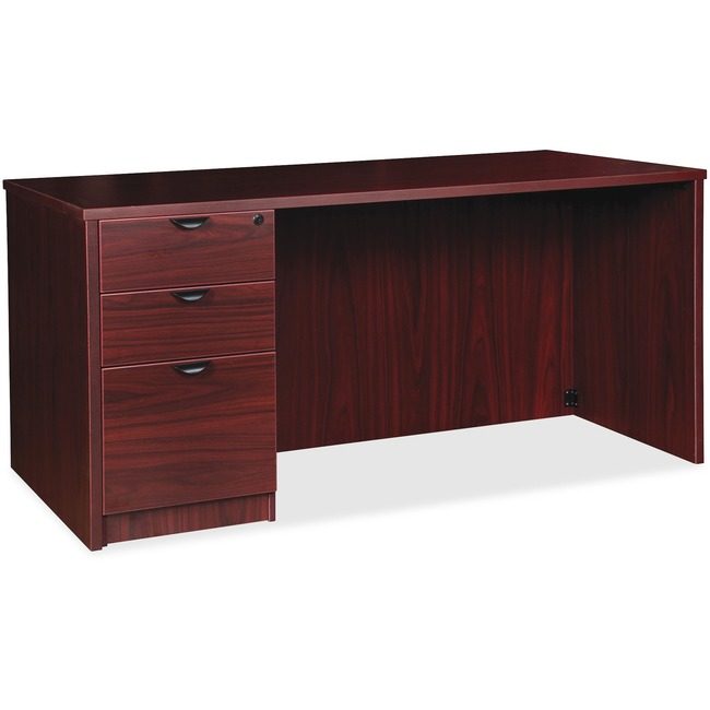 Lorell Desk Left Ped Bbf 36X72 My LLRPD3672LSPMY