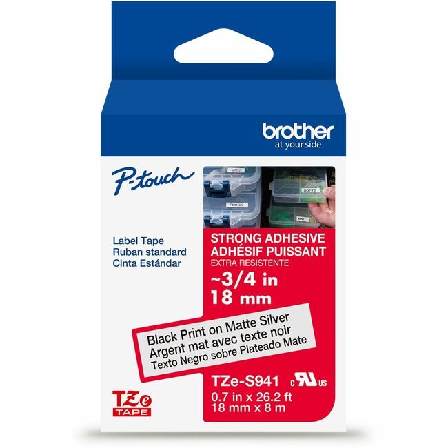 Brother International Tape Lblmkr Bk On Mt Sr 18MM BRTTZES941G