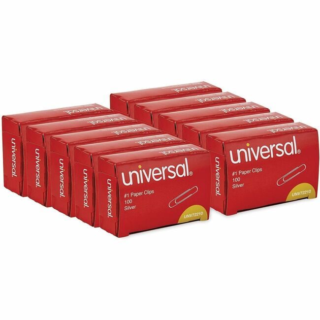 Universal Office Products Clip #1 Gem Smooth 1K/PK UNV72210