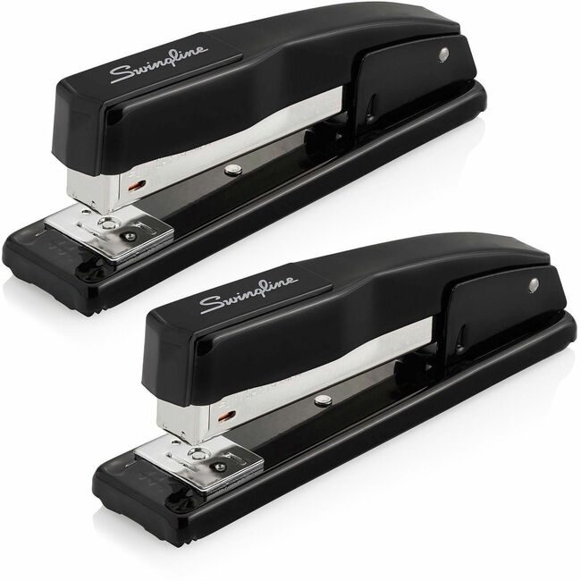 ACCO Brands Swingline Stapler 444 2 PACK Black SWI44401AZ