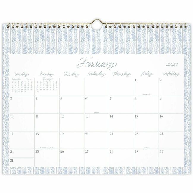 ACCO Brands AT-A-GLANCE Wall Lb Mo Medium Herringbone AAGLB55707