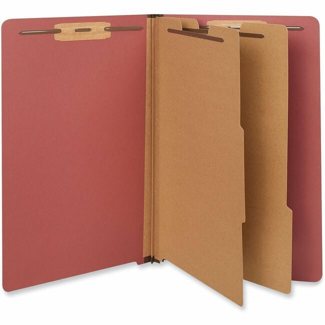 Universal Office Products Folder Class 6SEC Legal Red UNV10316