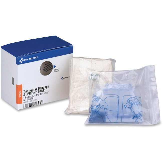 Acme United Corporation First Aid Only Kit Refill Cprmask Tribndge FAO90643
