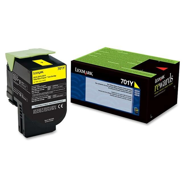 Lexmark International Crtdg Tnr Rtn P Yellow 701Y LEX70C10Y0