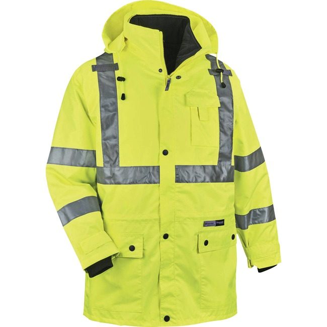 Ergodyne Jacket 4-IN-1 4X Lime EGO24388