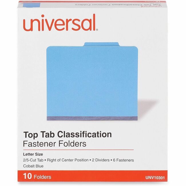 Universal Office Products Folder Class 6SEC Letter Cbt UNV10301