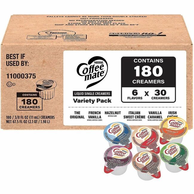 Varies / verify SKU SKU-LEVEL VERIFICATION REQUIRED Coffee Coffeemate Vry 180 Count GRR60003005