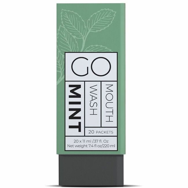 Go Essentials Go Mouthwash Essentials Mint Bx 20 Pack GMHMW20