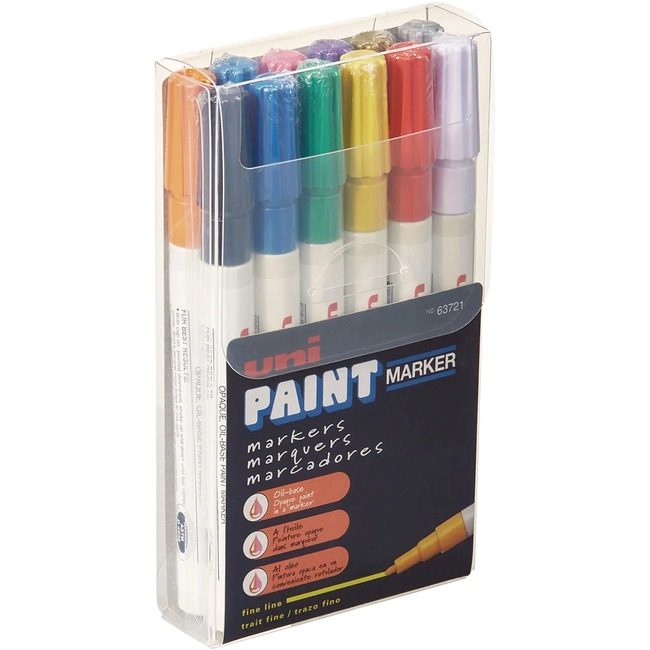 Mitsubishi Pencil Co. / uni-ball Marker Paint PX-21 Fine Assorted UBC63721