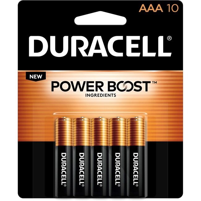 Duracell Battery Alka Aaa 10 DURMN2400B10ZCT