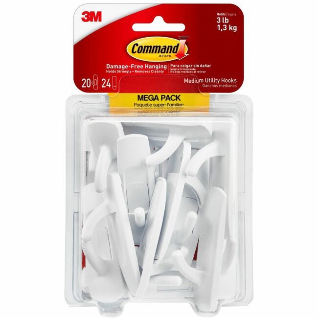 3M Company Hooks Command Megapack Medium MMM17001MPES