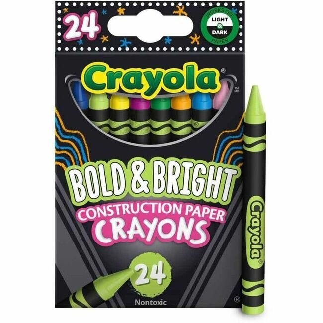 Crayola LLC Cryn Bld/Brght Cstrpr 24 Count CYO523463