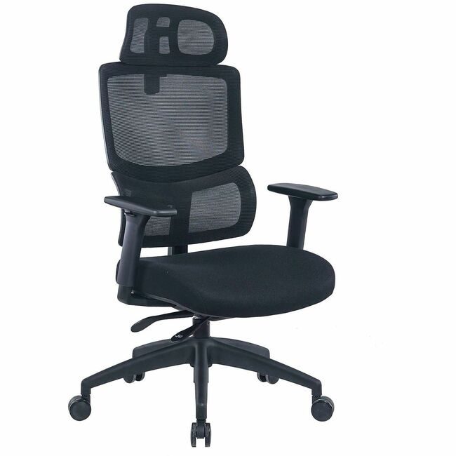 Lorell Chair Hb Mesh/Fab Black LLR63202