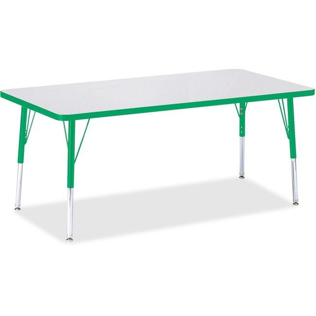 Jonti-Craft, Inc. Table Rectangle 30X60 Gy/Gn JNT6408JCE119
