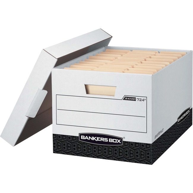 Fellowes Brands Box Storage R-Kive We/Bk FEL00724