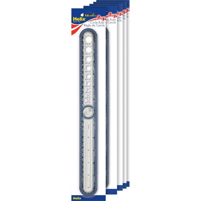 Helix Ruler 2N1 Compas/Circle 12" HLX36001