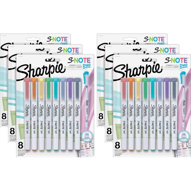 Sharpie / Expo / Prismacolor / Sanford Newell Brands / Sanford Sharpie / Expo / Prismacolor / Marker Shrp Snt Dt Assorted 8 SAN2154173BX