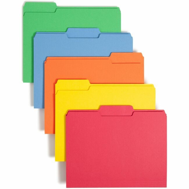 Smead Manufacturing Co. Folder File Letter 1/3 Assorted SMD11943