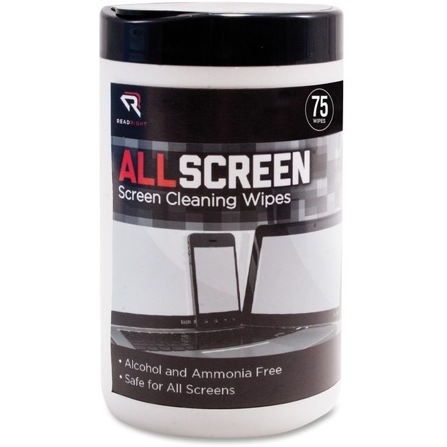 Advantus Corp. Read Right Wipe Clean Scrn 75 Tub REARR15045