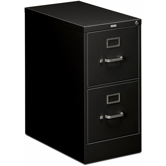 The HON Company File Letter 2DRW W/Lock Black HON512P-P