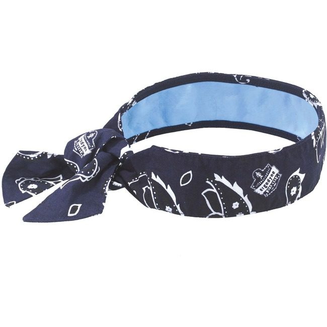 Ergodyne Bandana Cooling-Tie Navy EGO12564