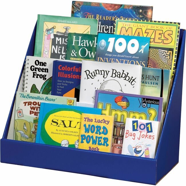 Pacon Corporation Bookshelf 3-TIER Blue PAC001329