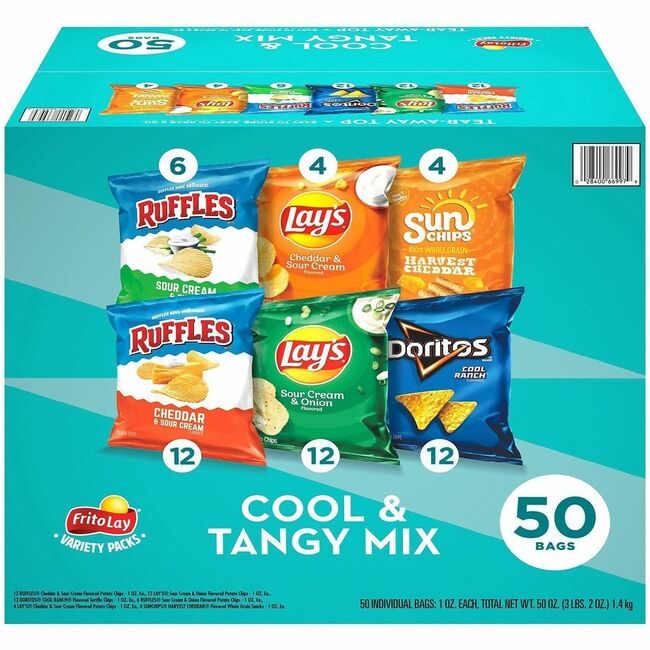 Varies / verify SKU SKU-LEVEL VERIFICATION REQUIRED Chips Frito Cool Tangy 50 Count GRR22002669