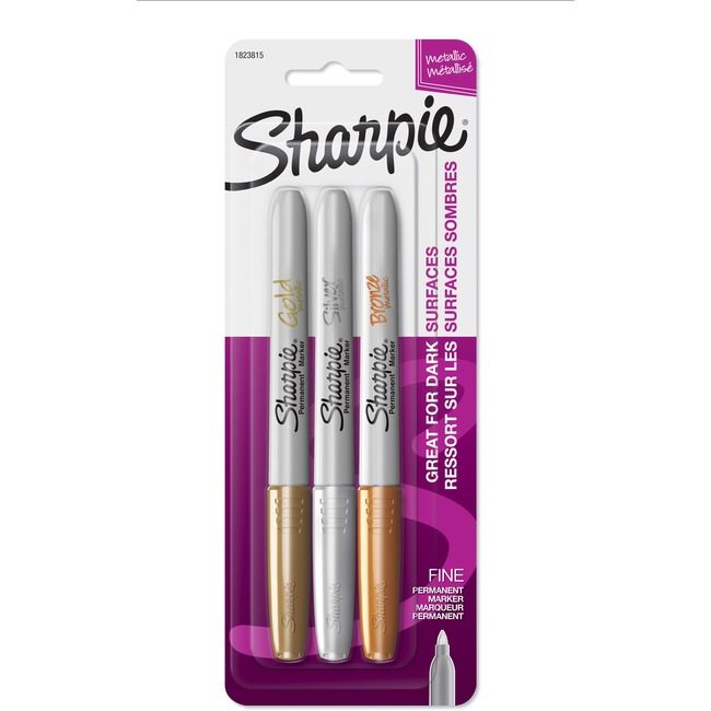 Sharpie / Expo / Prismacolor / Sanford Newell Brands / Sanford Sharpie / Expo / Prismacolor / Marker Metallic 3 Pack SAN1823815