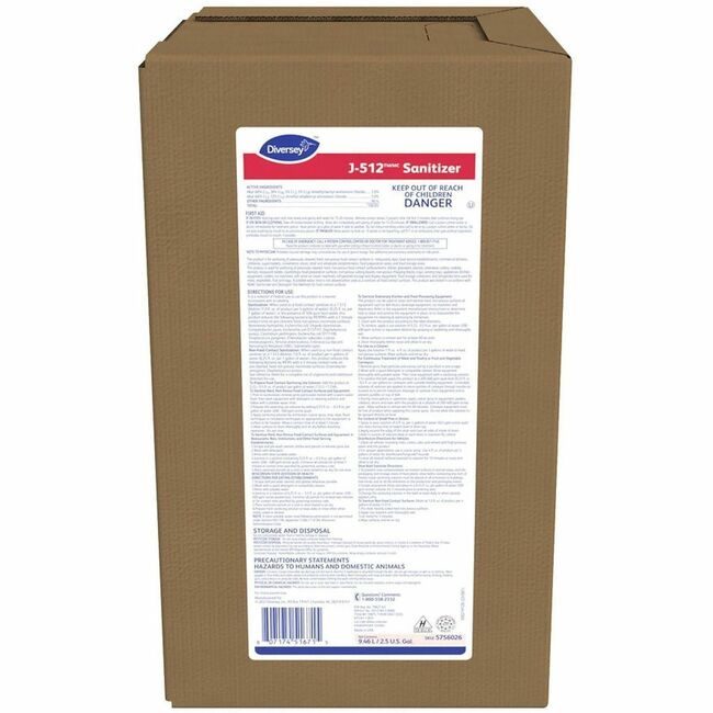 Diversey Sanitizer Bib 2.5GAL DVO5756026