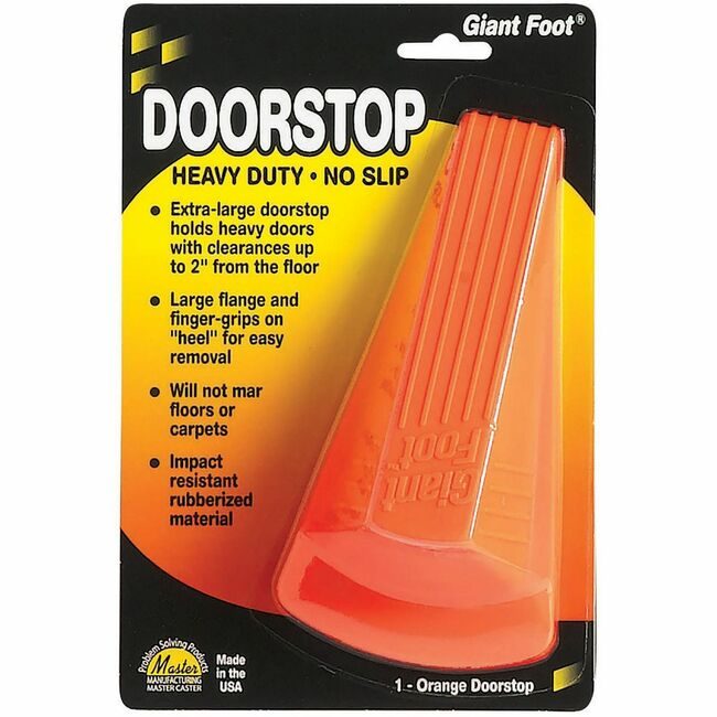 Master Manufacturing Doorstop Giant Foot Oe MAS00965