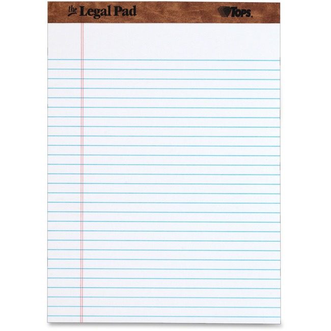 TOPS Products Pad Lgl Rl Letter White TOP75330