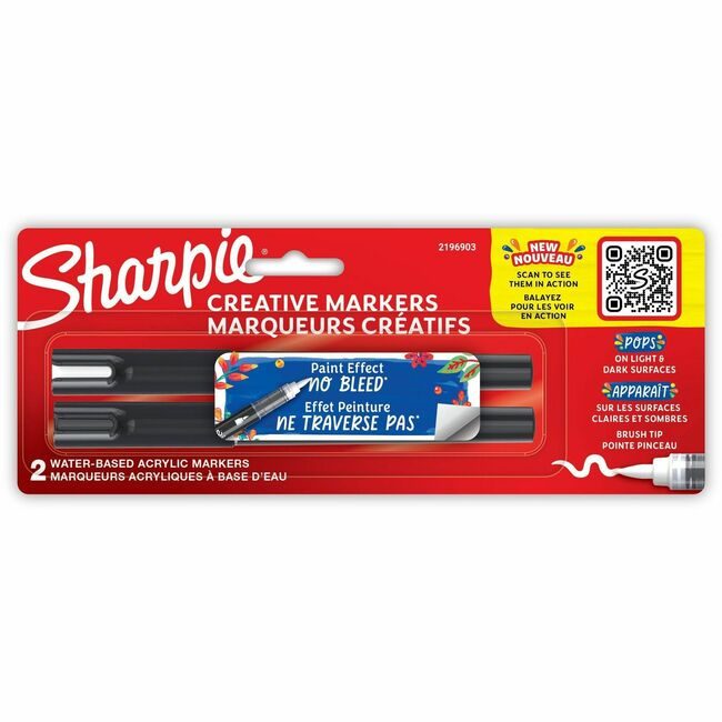 Sharpie / Expo / Prismacolor / Sanford Newell Brands / Sanford Sharpie / Expo / Prismacolor / Marker Shrp Brsh-Create 2 Count SAN2196903