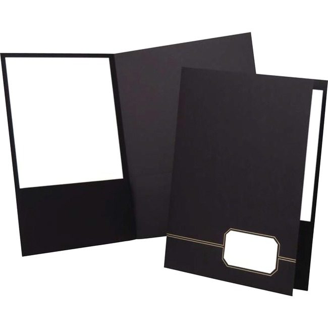 TOPS Products / ACCO legacy Oxford Folder 2PKT Executive Bk/Gd OXF04161