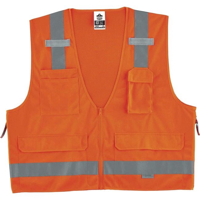 Ergodyne Vest Surveyors 2X/3X Orange EGO21417