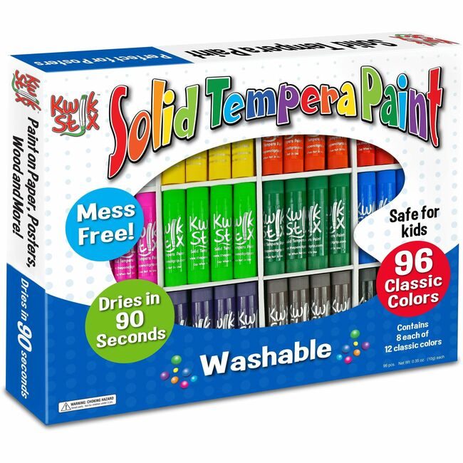 The Pencil Grip Paint Stick Kwik Stix 96 Pack TPG696