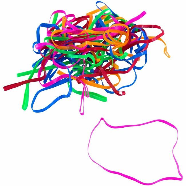 Baumgartens Plastibands 4.25" 100 Count Assorted BAUSF-6000