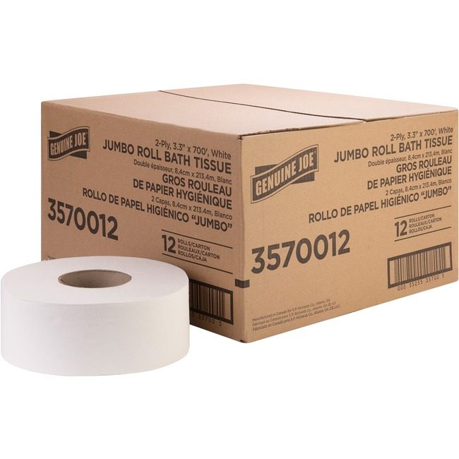 Genuine Joe Tissue Bath Jmb 2PLY 700 GJO3570012