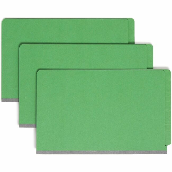 Smead Manufacturing Co. Folder Clssfc Legal 2DIV Green SMD29785